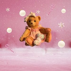 Cherished Teddies Amy Figurine, 910732, “Hearts Quilted With Love “ 1992